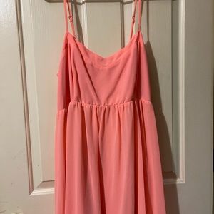 Coral Womens Plus Size Dress